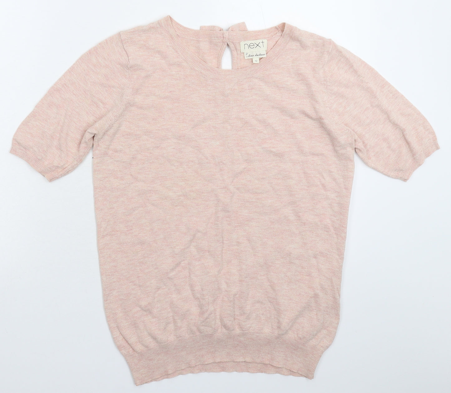 NEXT Womens Pink  Knit Pullover Jumper Size 12