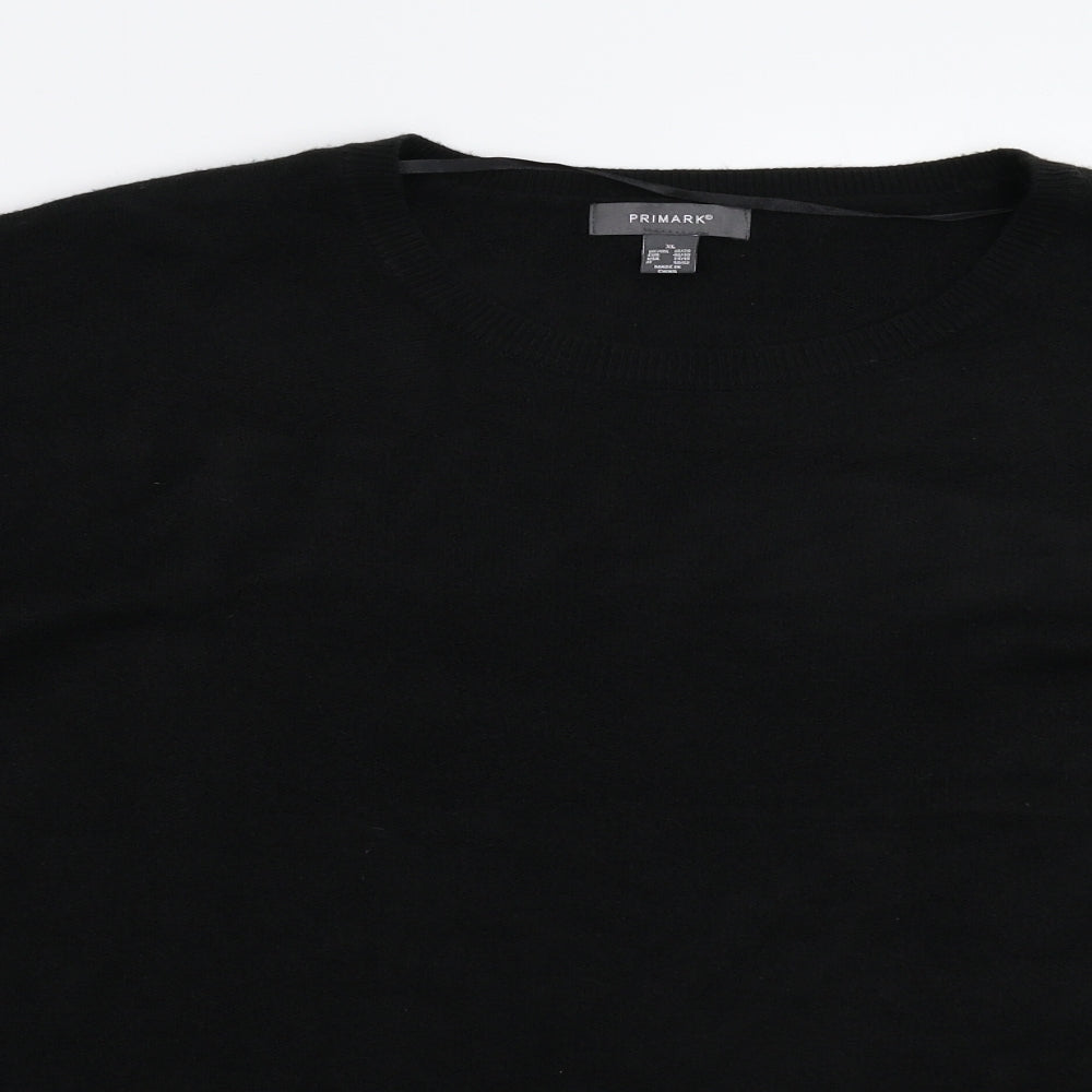 Primark Womens Black  Knit Pullover Jumper Size 20