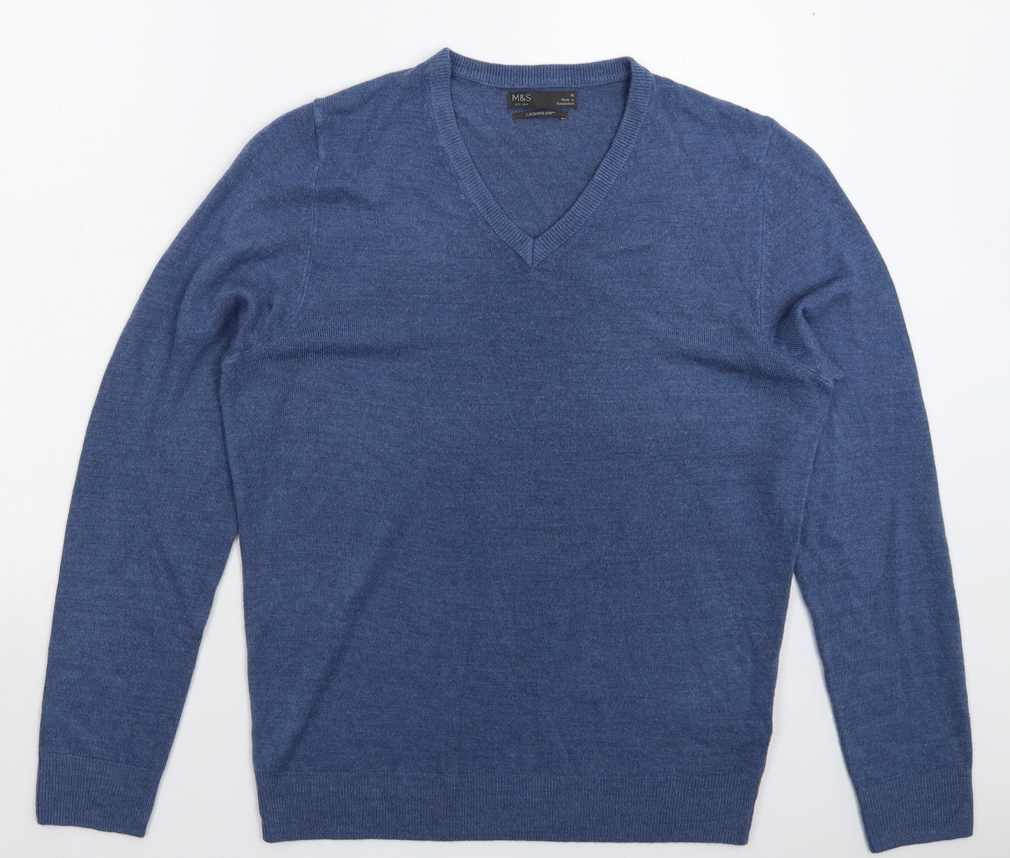 Marks and Spencer Mens Blue  Knit Pullover Jumper Size M