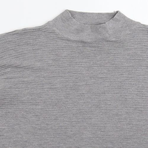 F&F Womens Grey  Knit Pullover Jumper Size 12