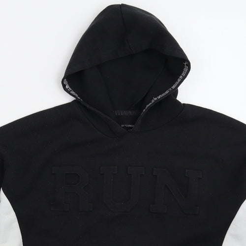 Young Dimension Girls Black   Pullover Hoodie Size 11-12 Years