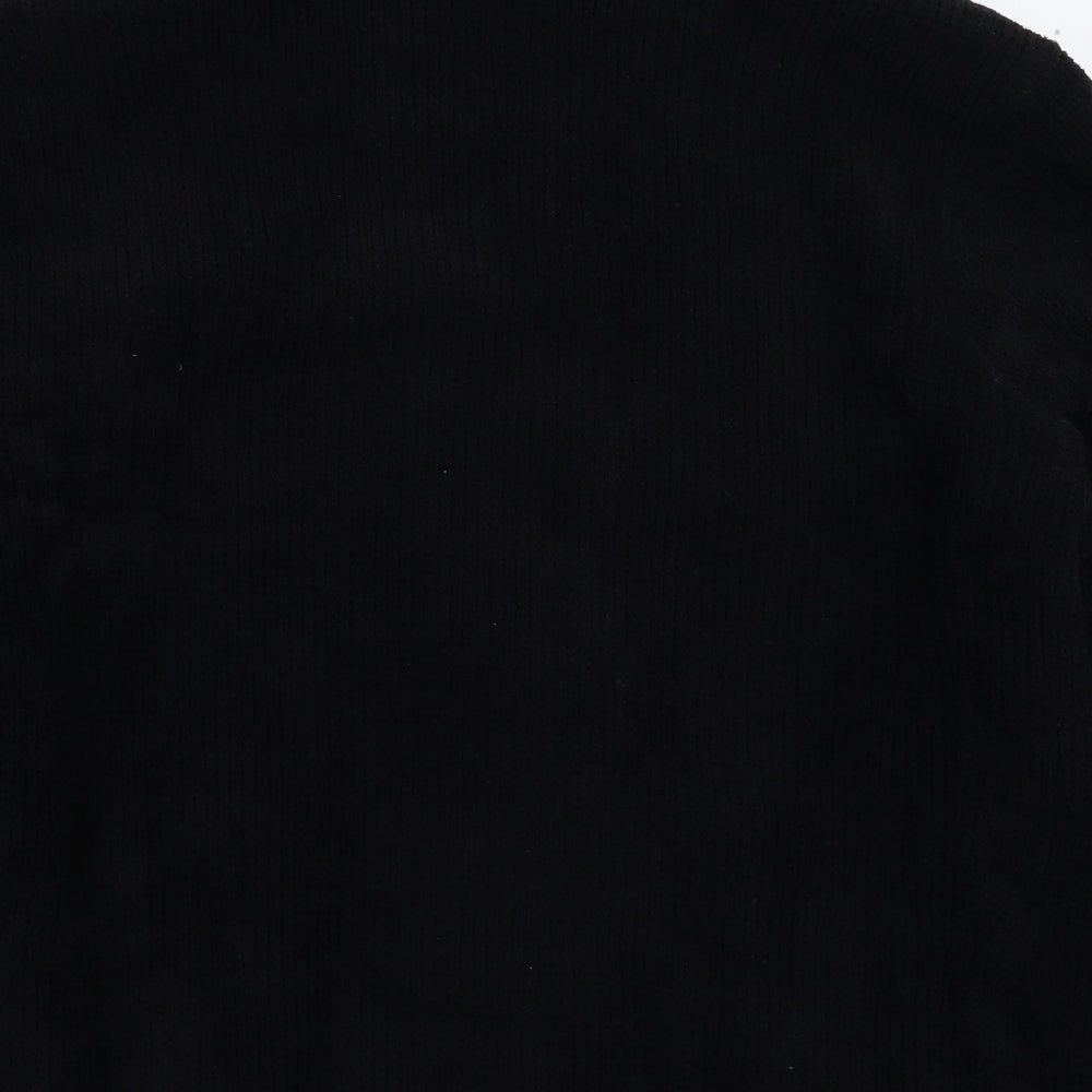 Marks and Spencer Mens Black  Fleece Jacket  Size XL