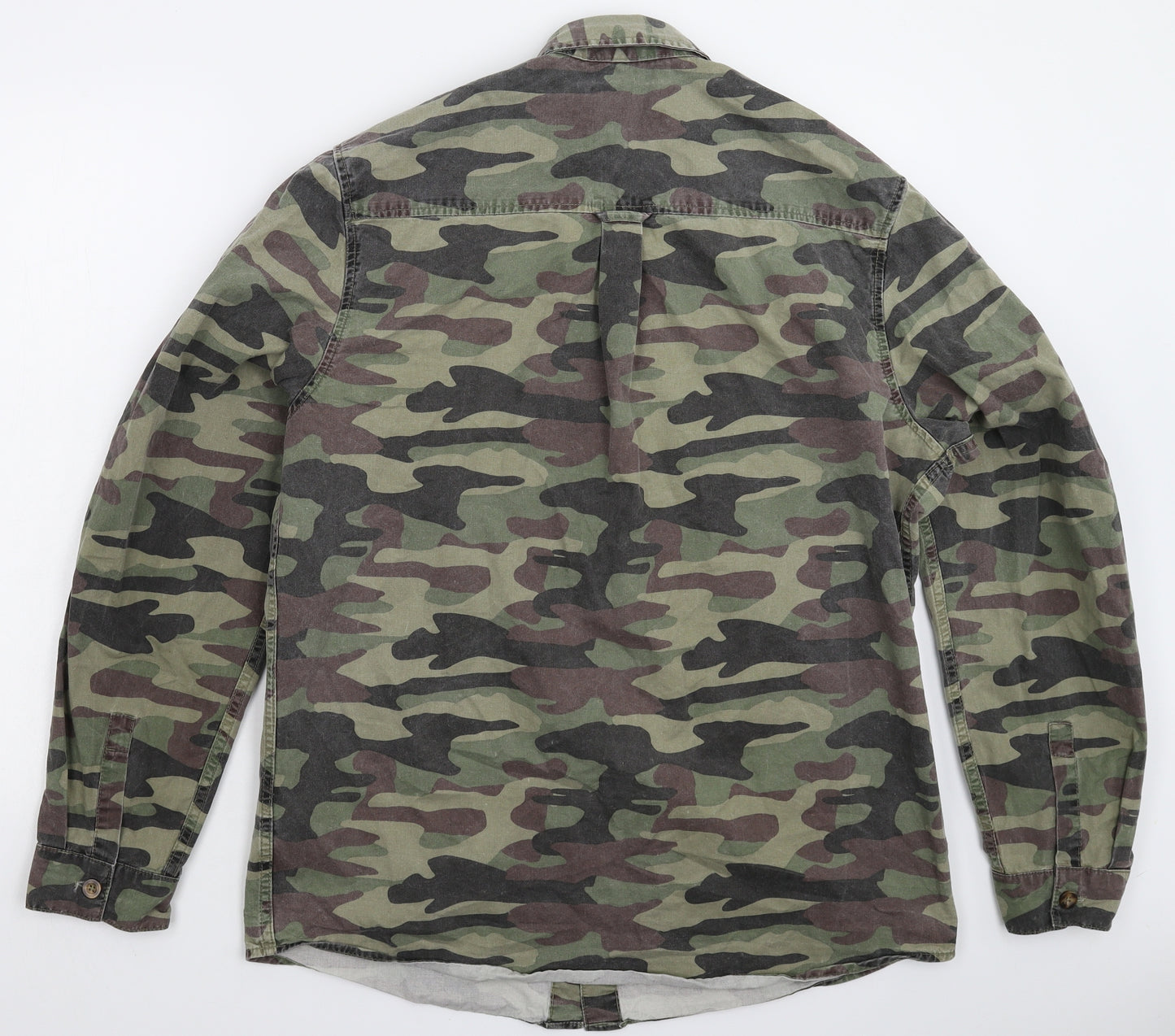 Topman Mens Multicoloured Camouflage  Jacket  Size L  - Overshirt