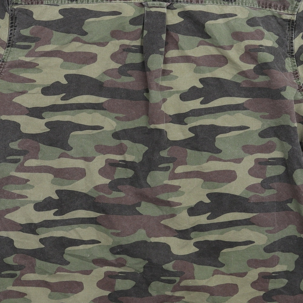 Topman Mens Multicoloured Camouflage  Jacket  Size L  - Overshirt