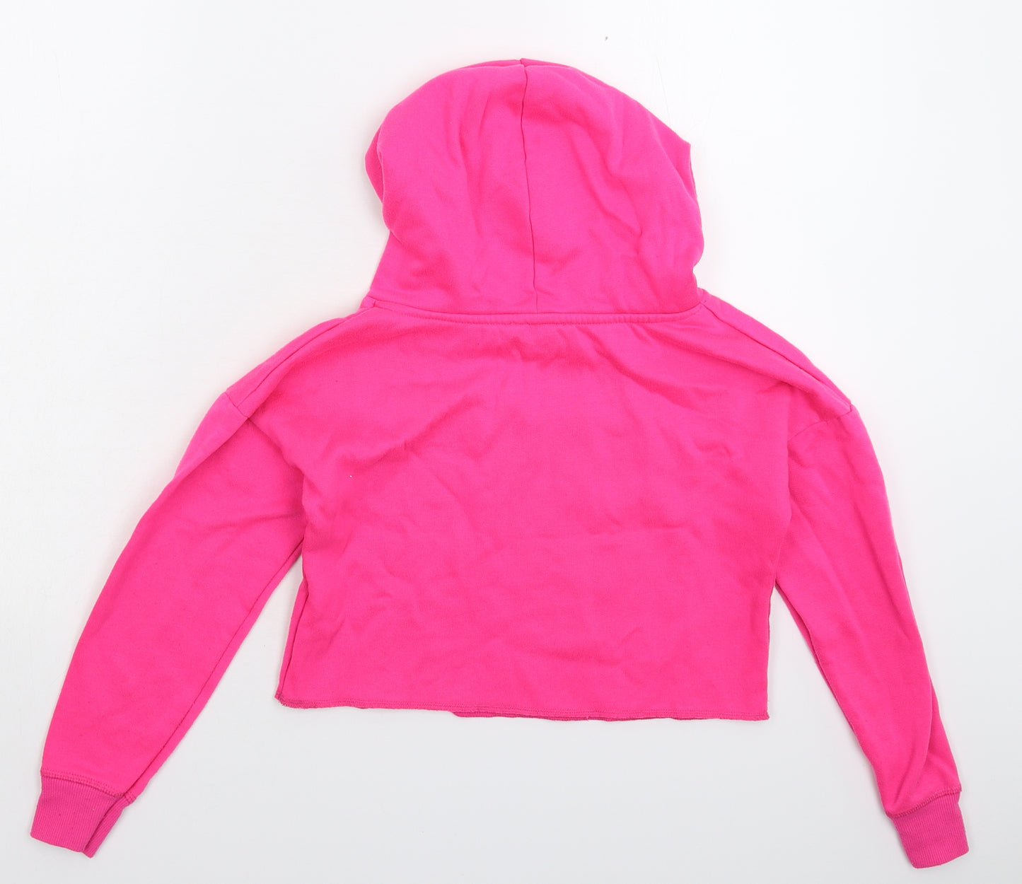 Pineapple Girls Pink   Pullover Hoodie Size 9-10 Years  - Cropped
