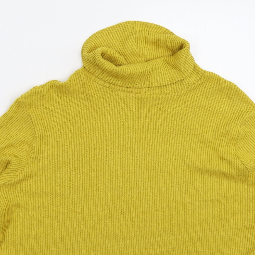 George Womens Yellow  Knit Pullover Jumper Size 16