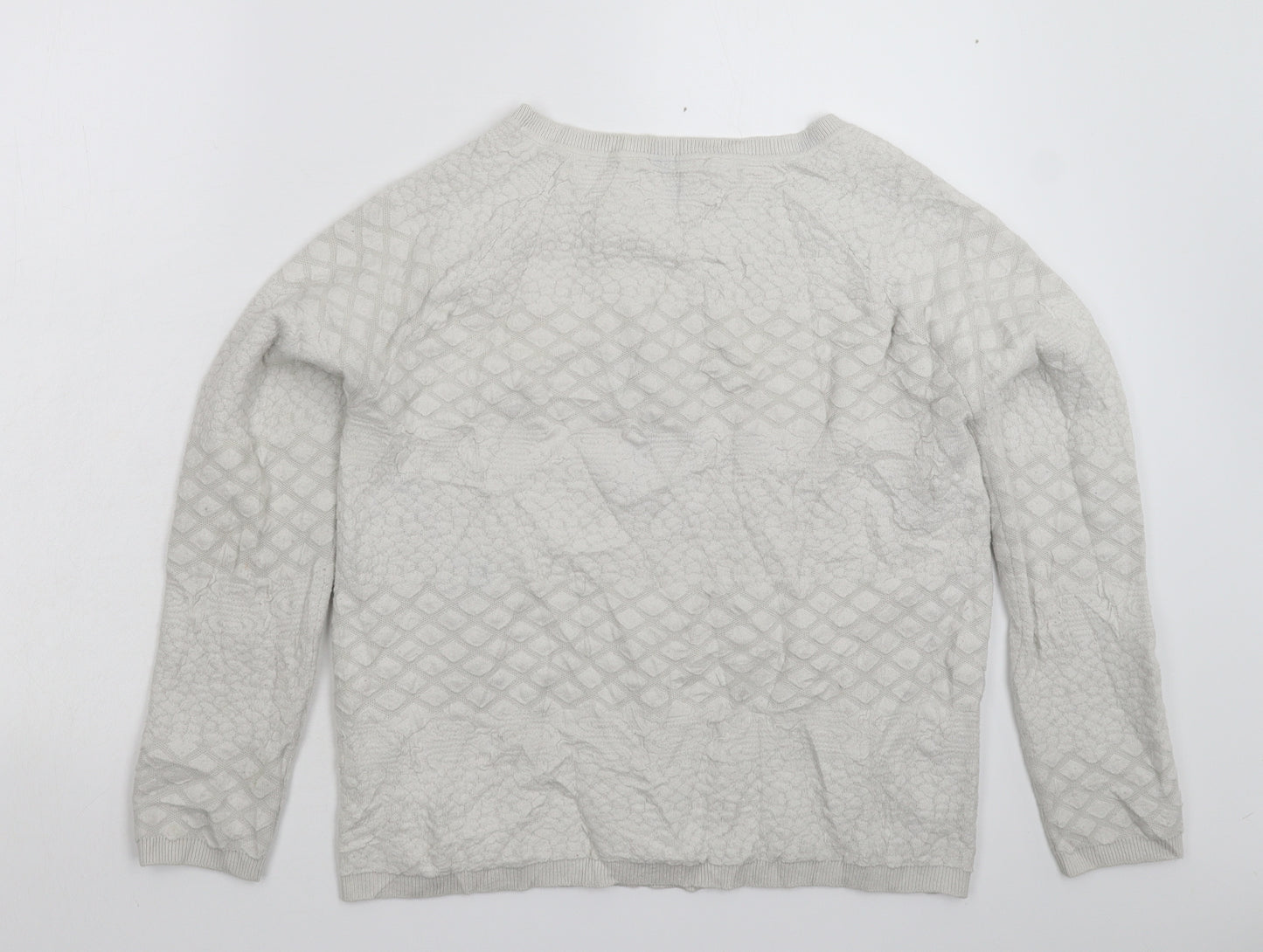 Promod Womens Grey  Knit Pullover Jumper Size S
