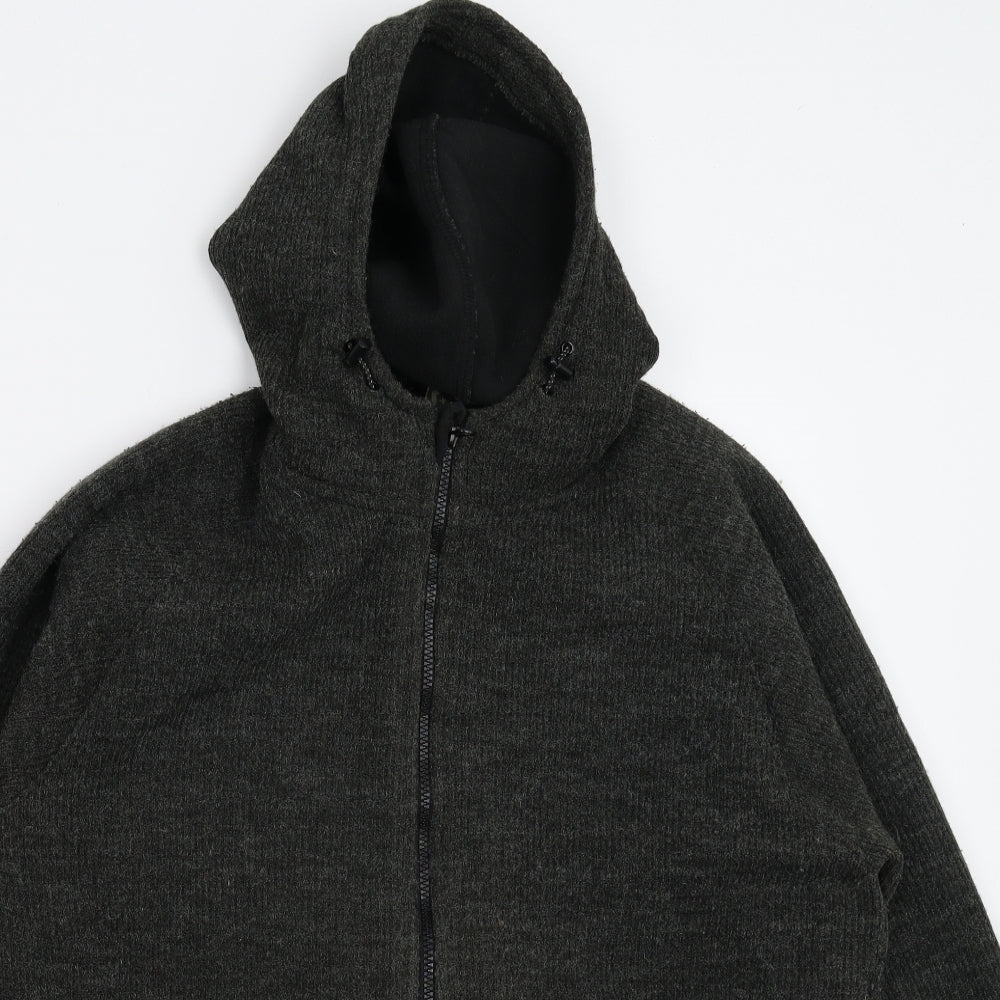 Mountain Warehouse Mens Grey  Fleece Jacket Coatigan Size L