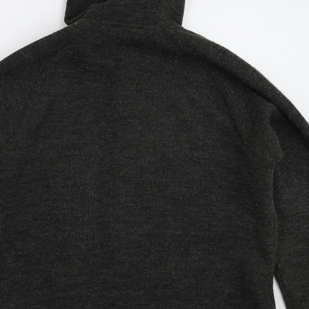 Mountain Warehouse Mens Grey  Fleece Jacket Coatigan Size L