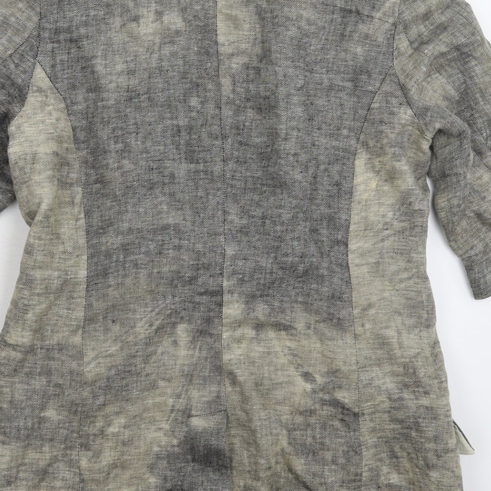 elizabeth and james Womens Grey   Jacket Suit Jacket Size S