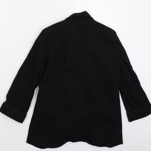 Topshop Womens Black   Jacket Blazer Size 10