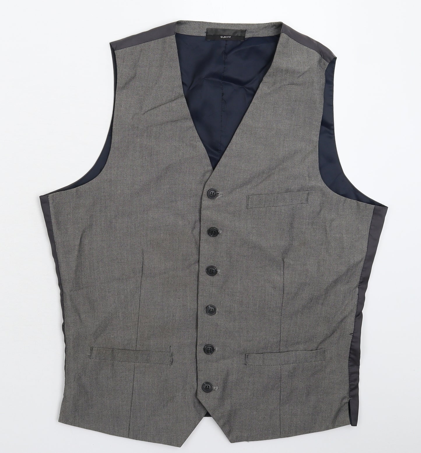 Cedar Wood State Mens Grey   Jacket Suit Waistcoat Size M