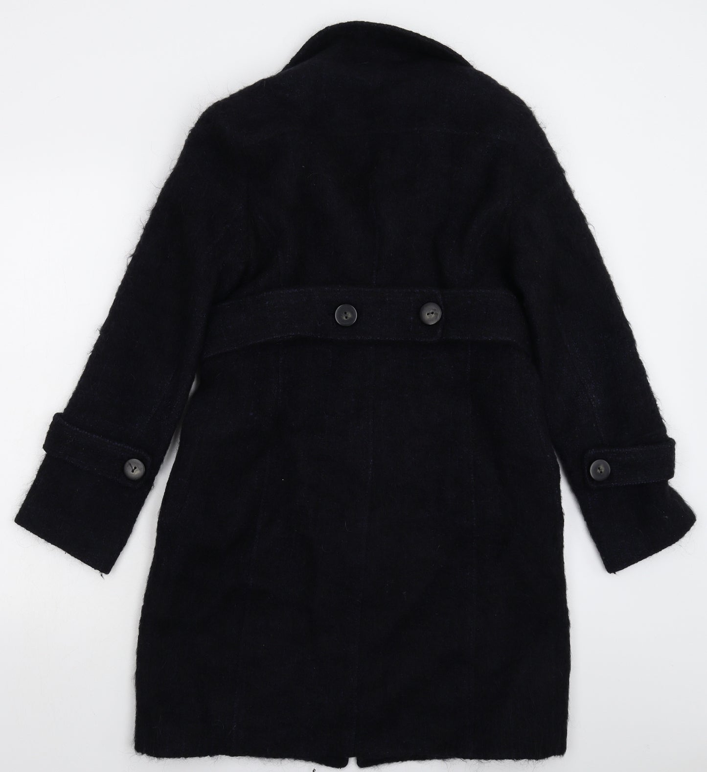 Comptoir des Cotonniers Womens Blue   Pea Coat Coat Size 10