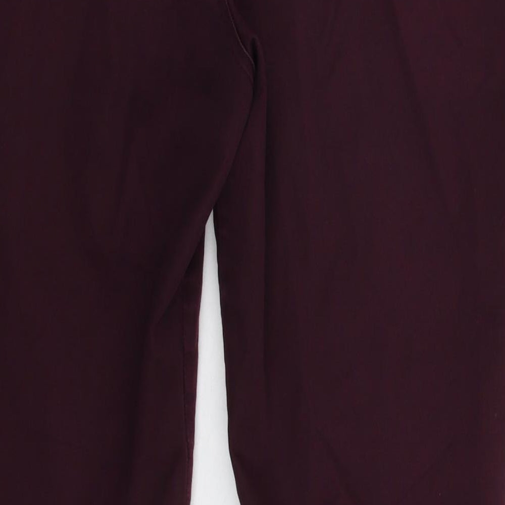 Wallis Womens Brown  Denim Jegging Jeans Size 14 L30 in