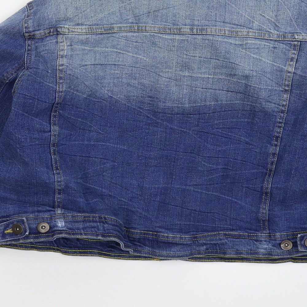 Simply Be Womens Blue  Denim Jacket  Size 22
