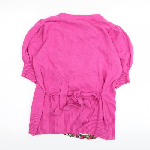 NEXT Womens Multicoloured Floral  Pullover Jumper Size 10  - top/jumper