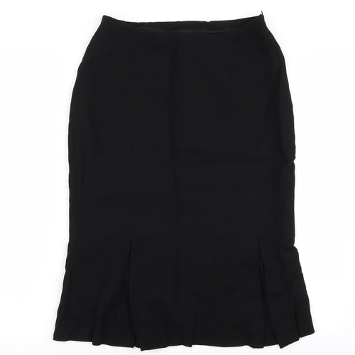 MNG Womens Black   Flare Skirt Size 12