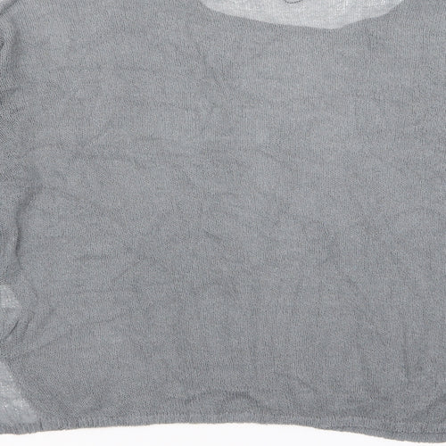 bershka bs girl Womens Grey   Basic T-Shirt Size 6