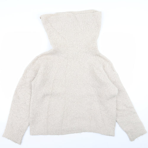 m&s Womens Beige   Pullover Jumper Size 12