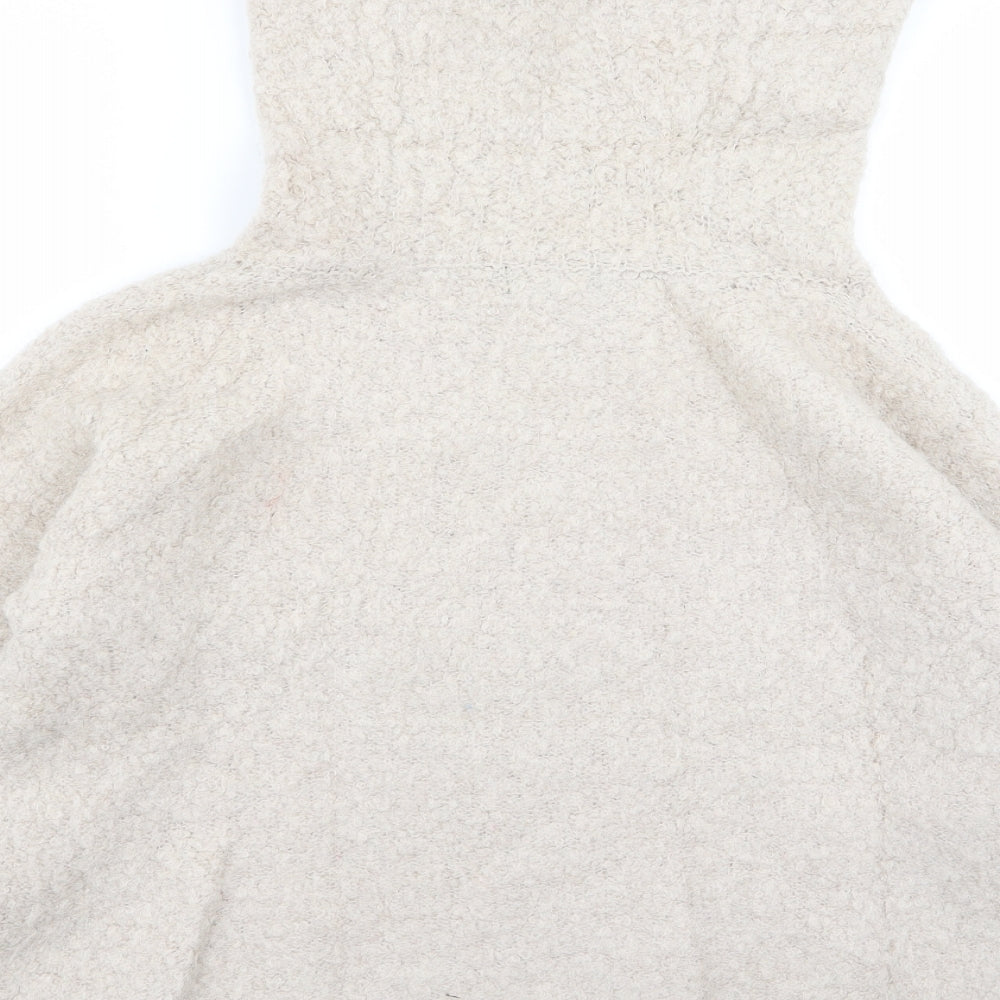 m&s Womens Beige   Pullover Jumper Size 12