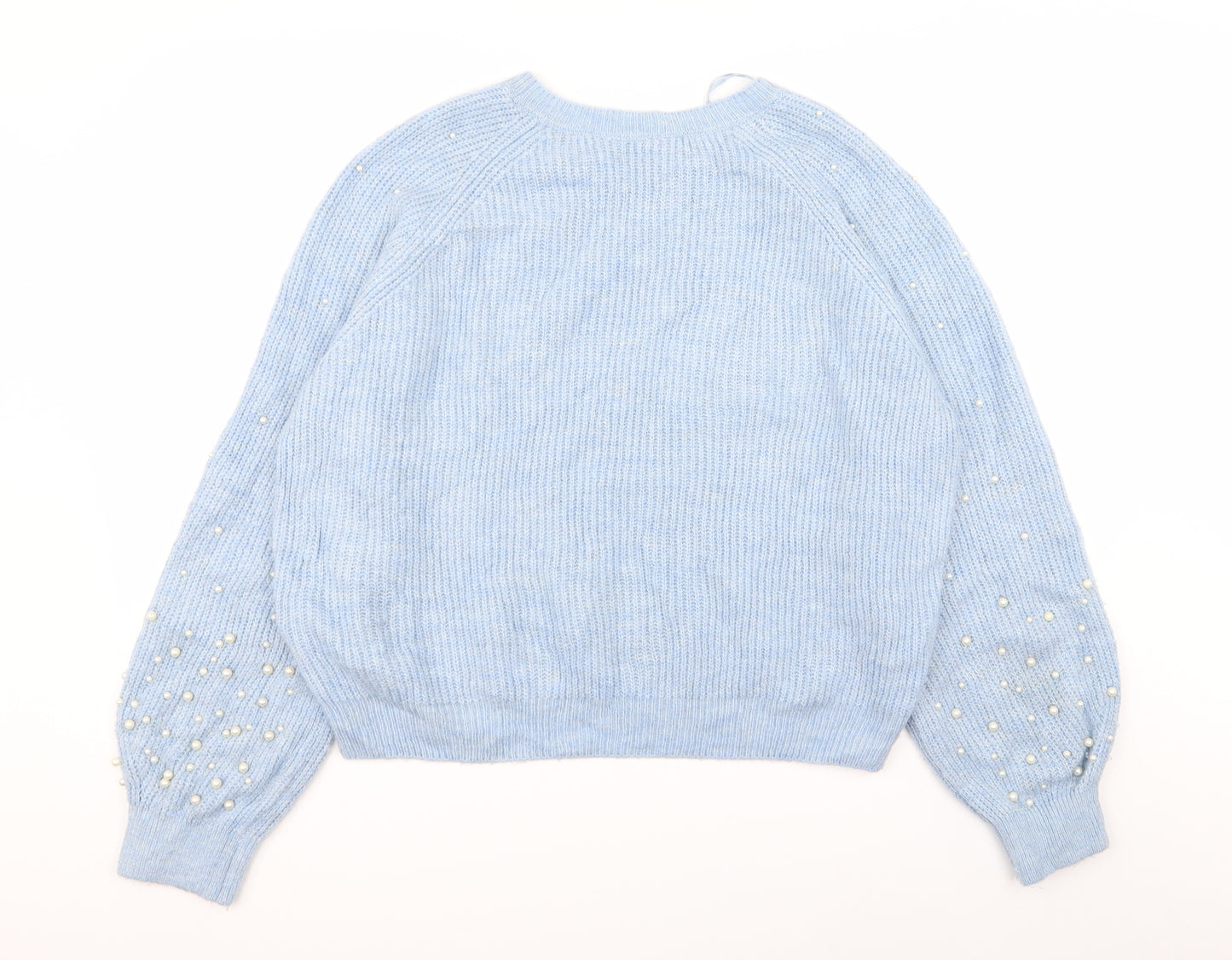 M&S Womens Blue   Pullover Jumper Size M