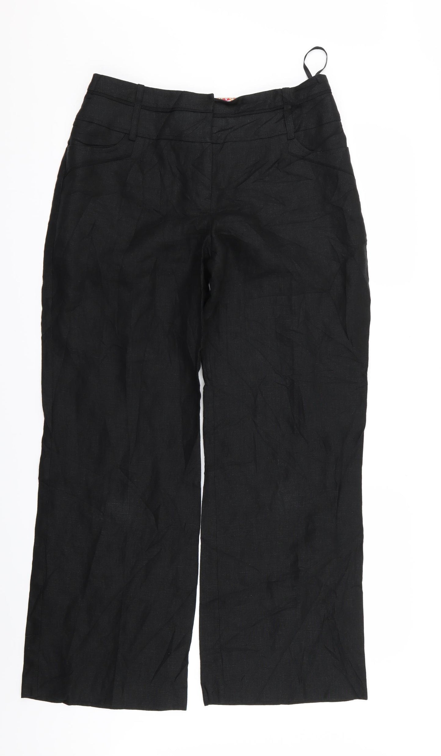 NEXT Womens Black   Trousers  Size 12 L30 in