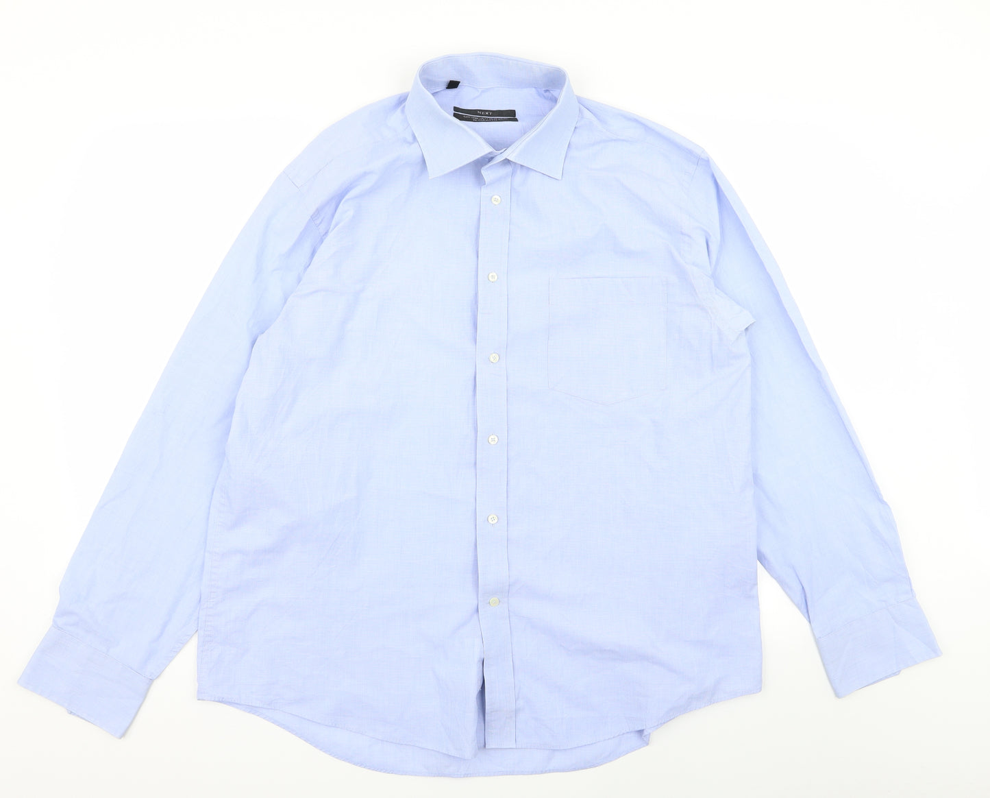 NEXT Mens Blue    Dress Shirt Size 17.5