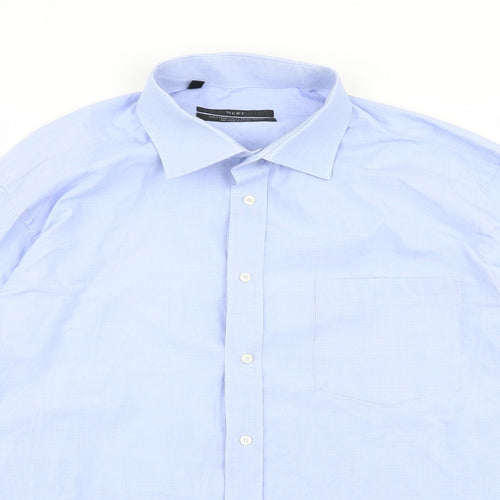 NEXT Mens Blue    Dress Shirt Size 17.5