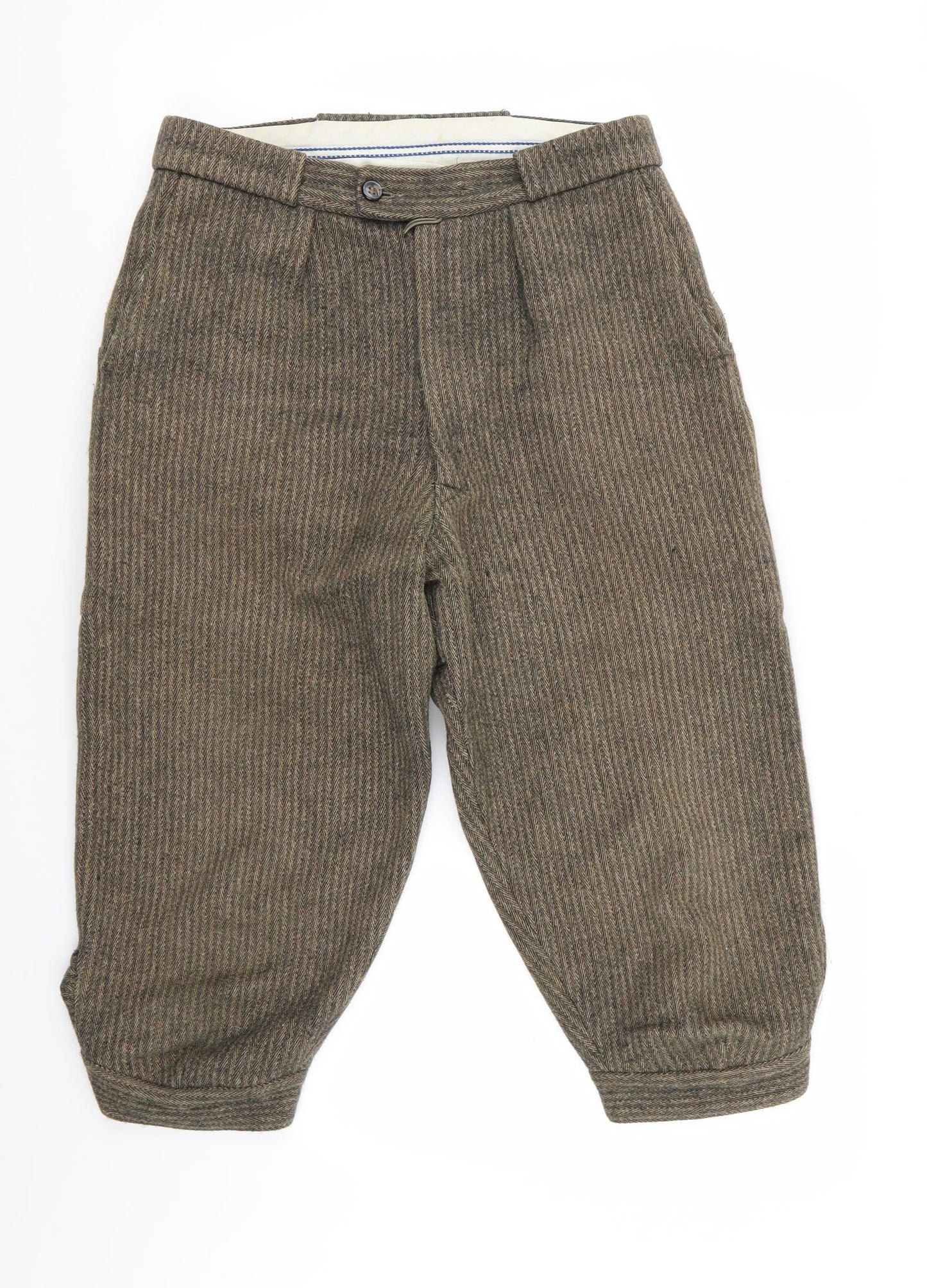 clarkls Mens Brown   Capri Trousers Size 30 in L20 in