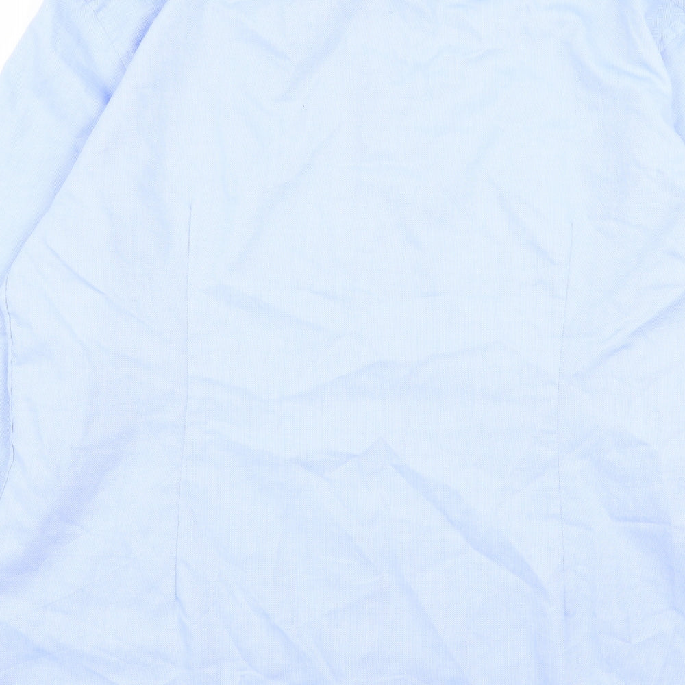 M&S Mens Blue    Dress Shirt Size 16.5
