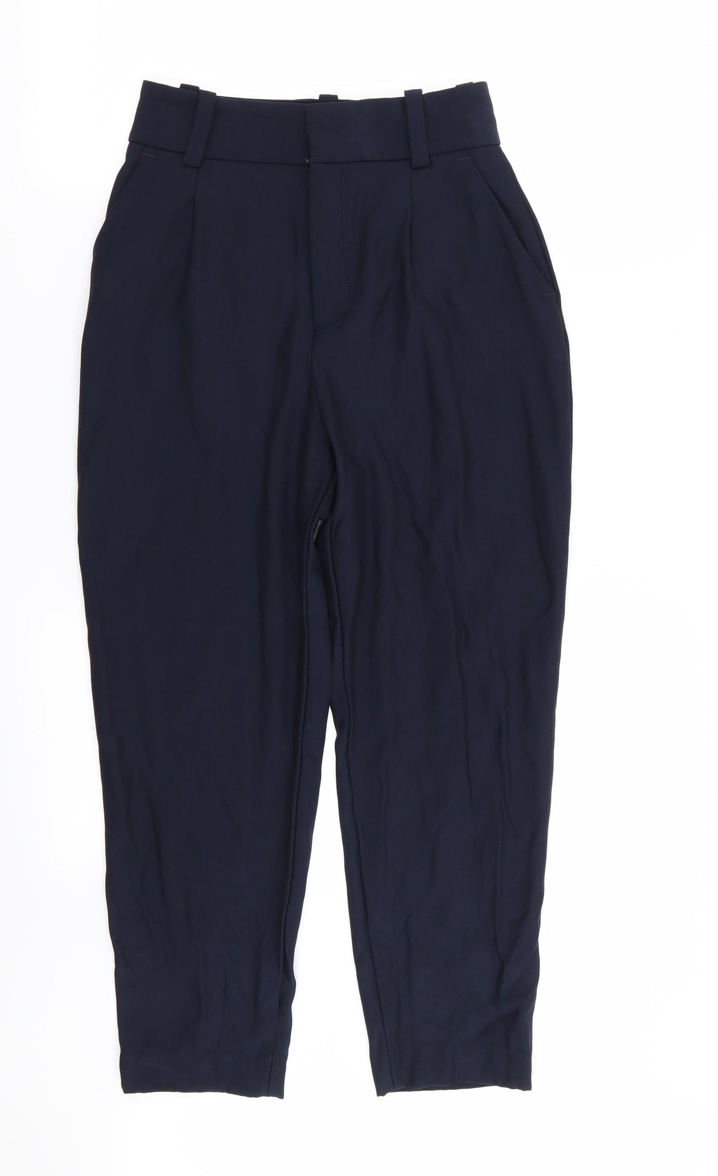 Zara Womens Blue   Trousers  Size 4 L25 in