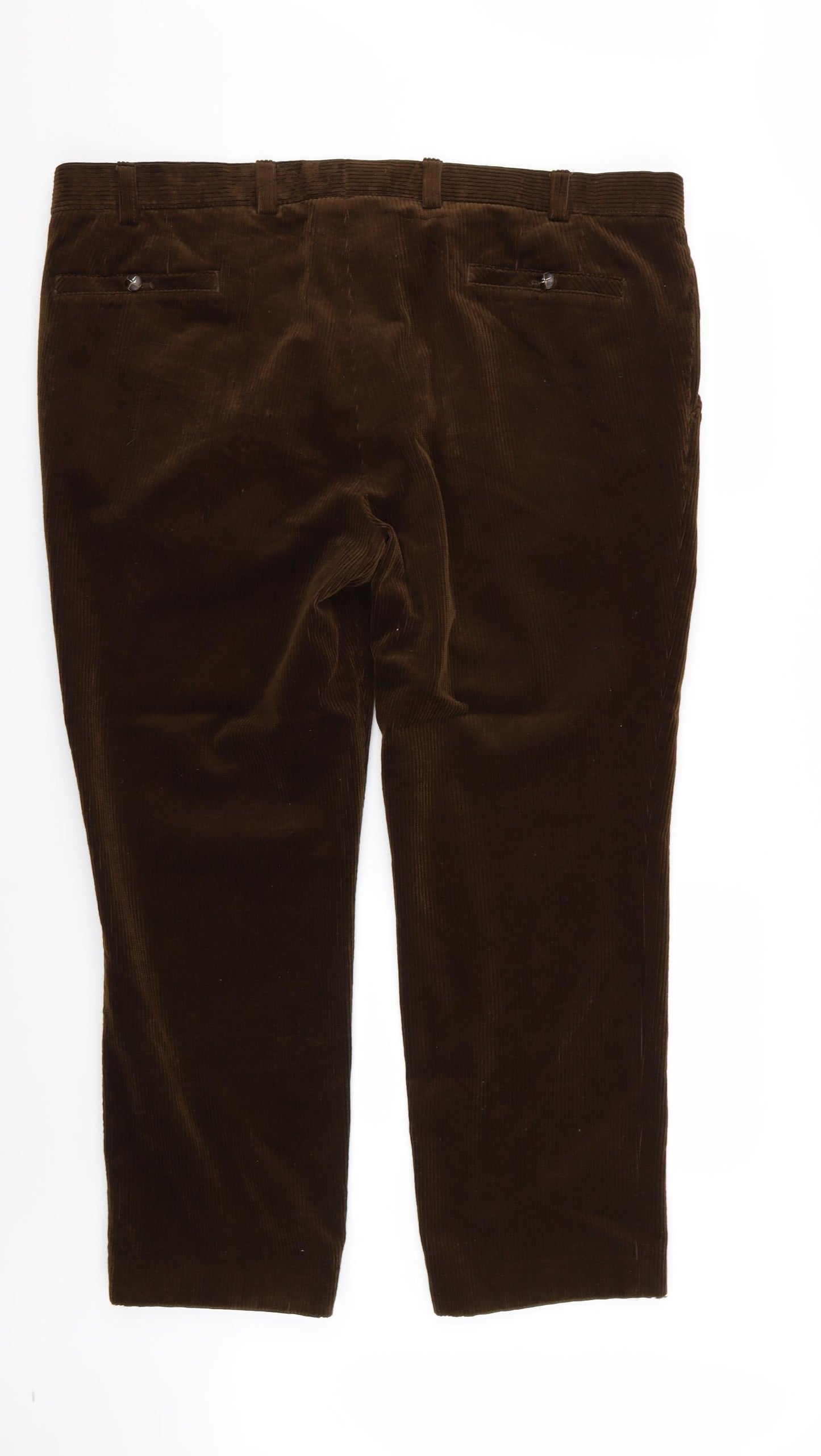 Meyer Mens Brown   Trousers  Size 44 in L30 in