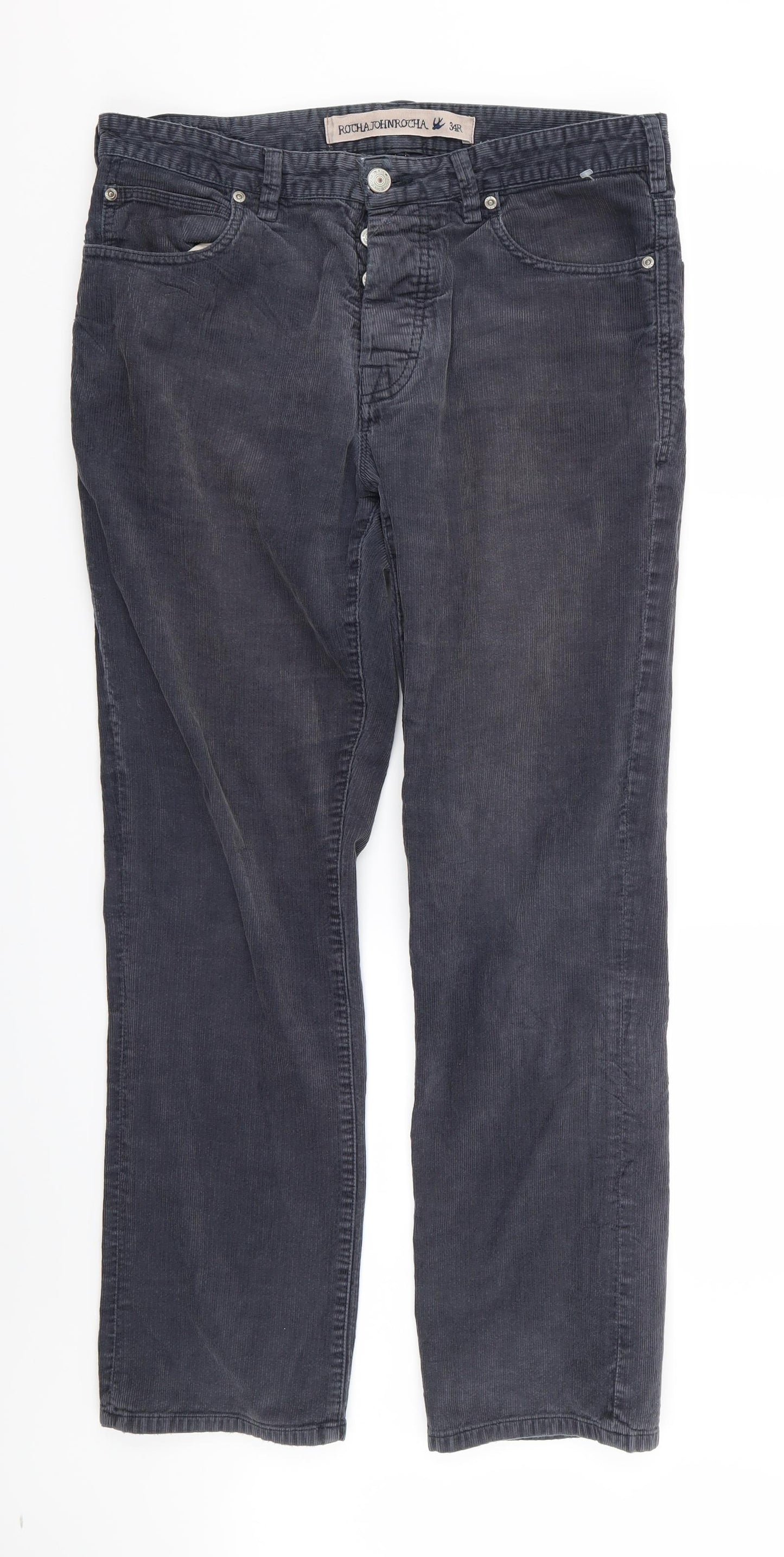 RJR.John Rocha Mens Blue   Straight Jeans Size 34 in L31 in