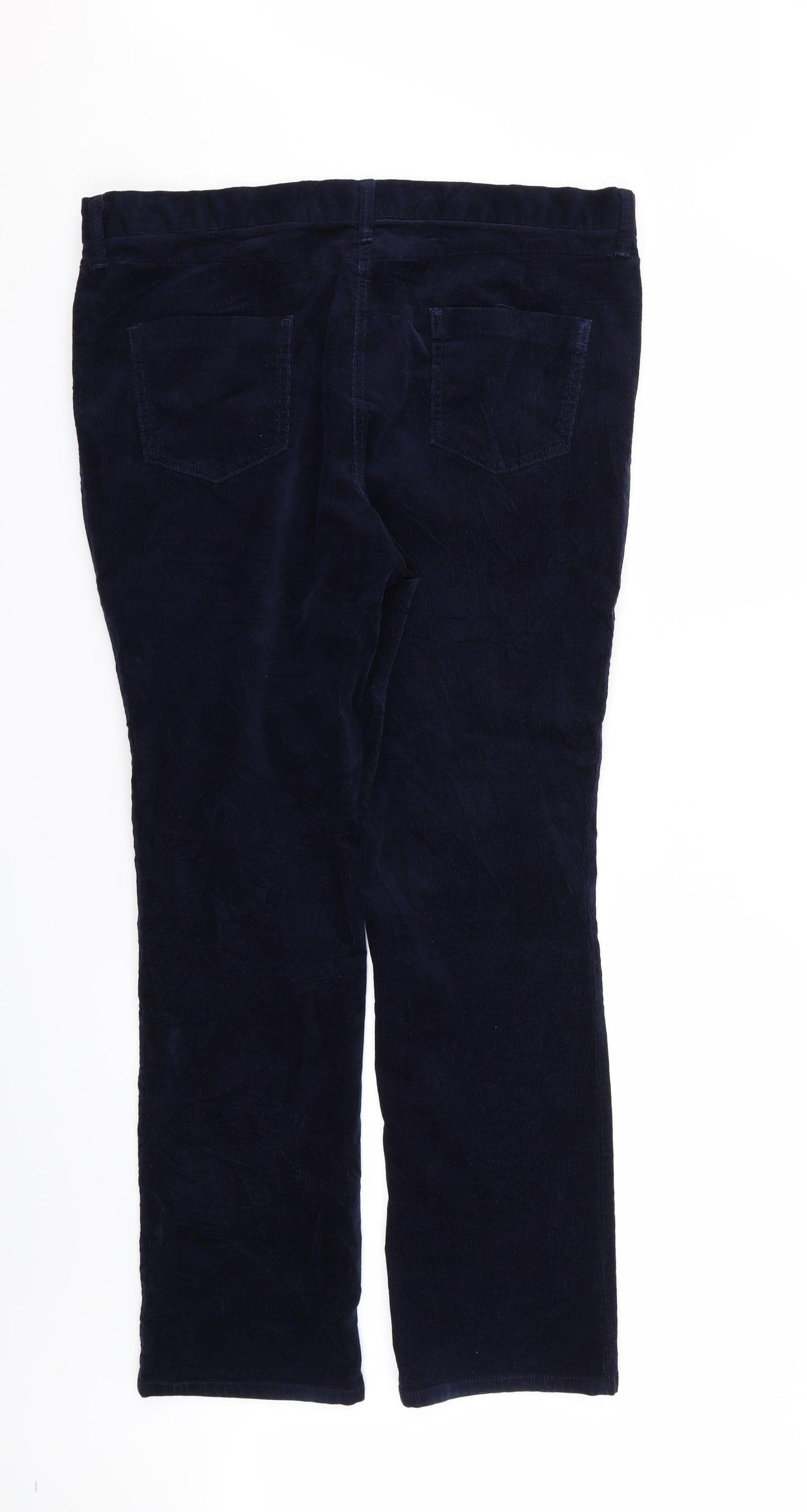 M&S Womens Blue   Tapered Jeans Size 16 L30 in