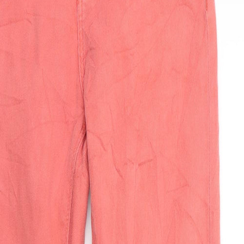 Topshop Womens Pink   Skinny Jeans Size 8 L26 in