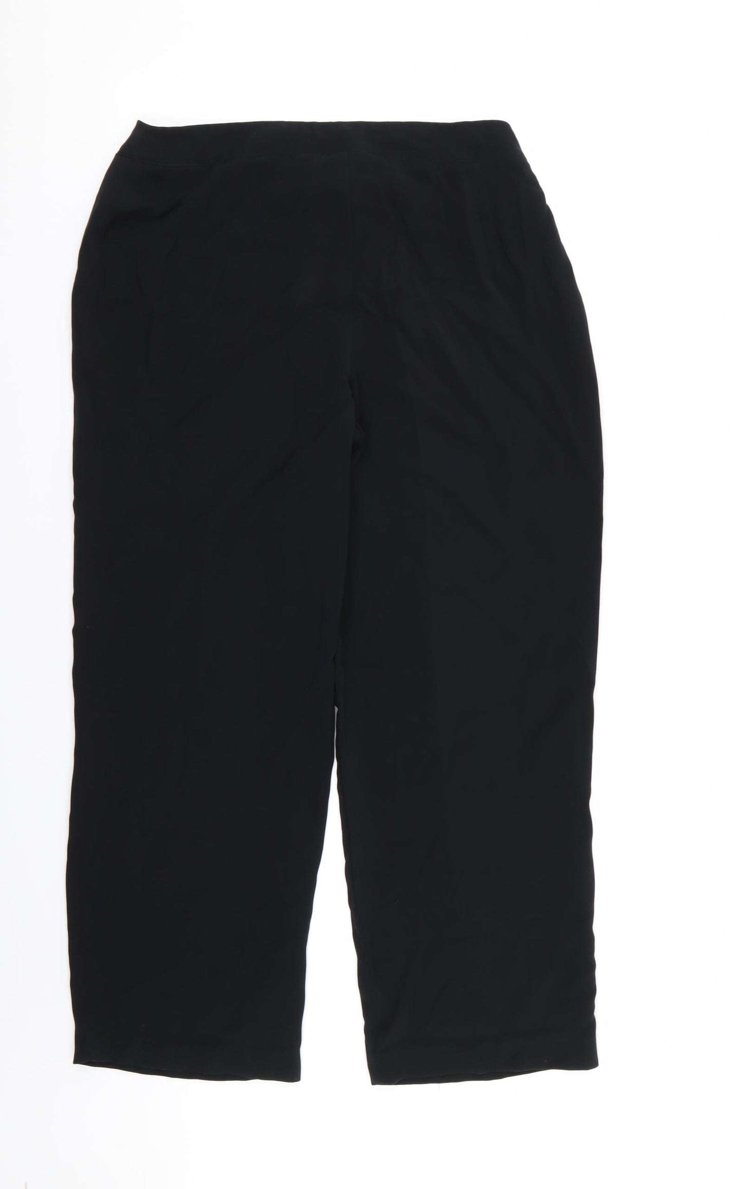 st michael Womens Black   Trousers  Size 14 L27 in