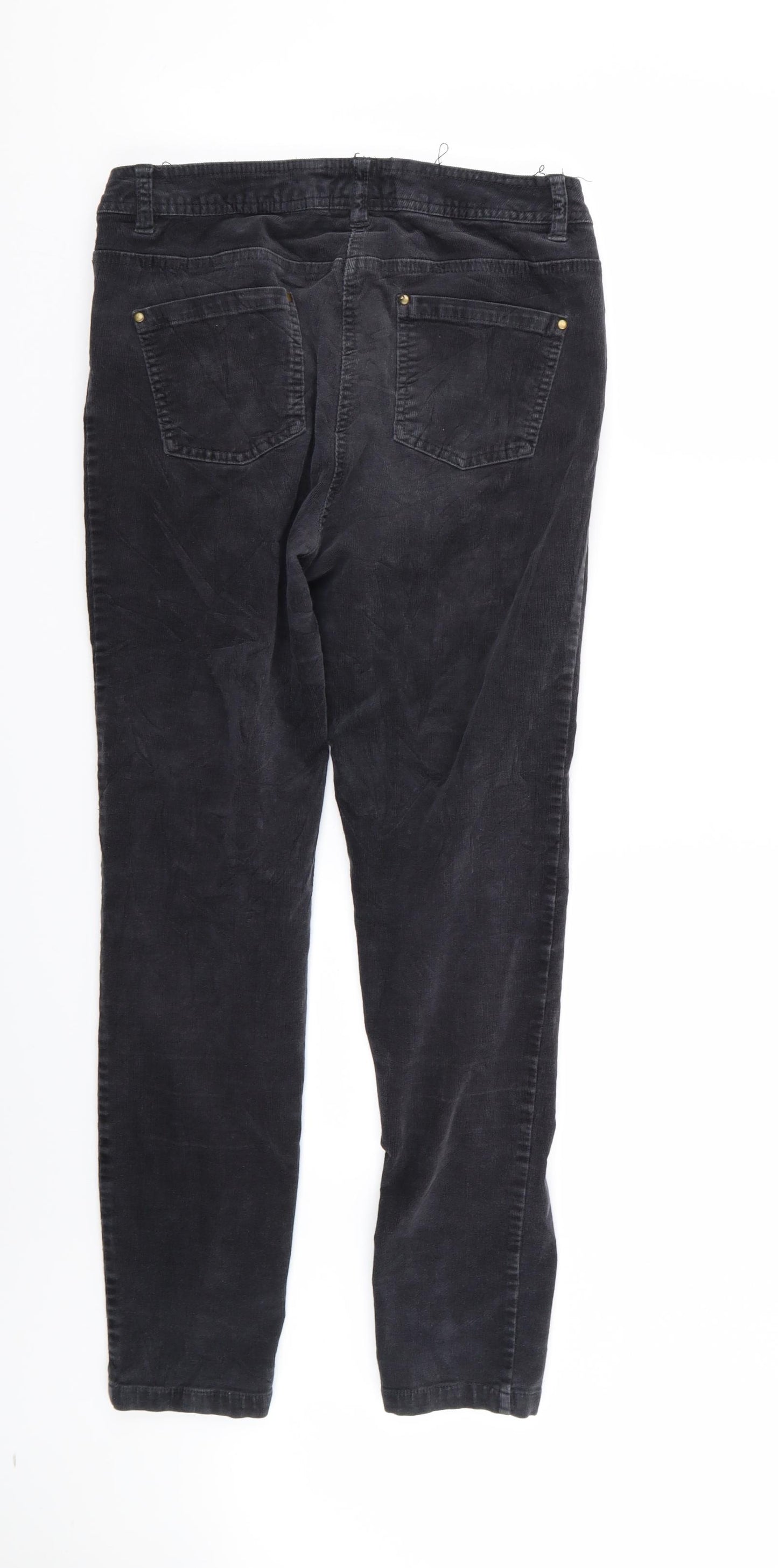 Wallis Womens Grey   Skinny Jeans Size 10 L32 in