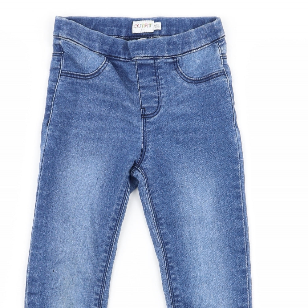 outfit Girls Blue   Jegging Trousers Size 5-6 Years