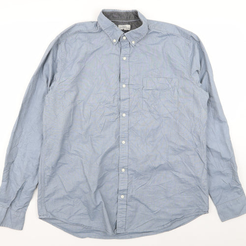NEXT Mens Grey    Dress Shirt Size XL