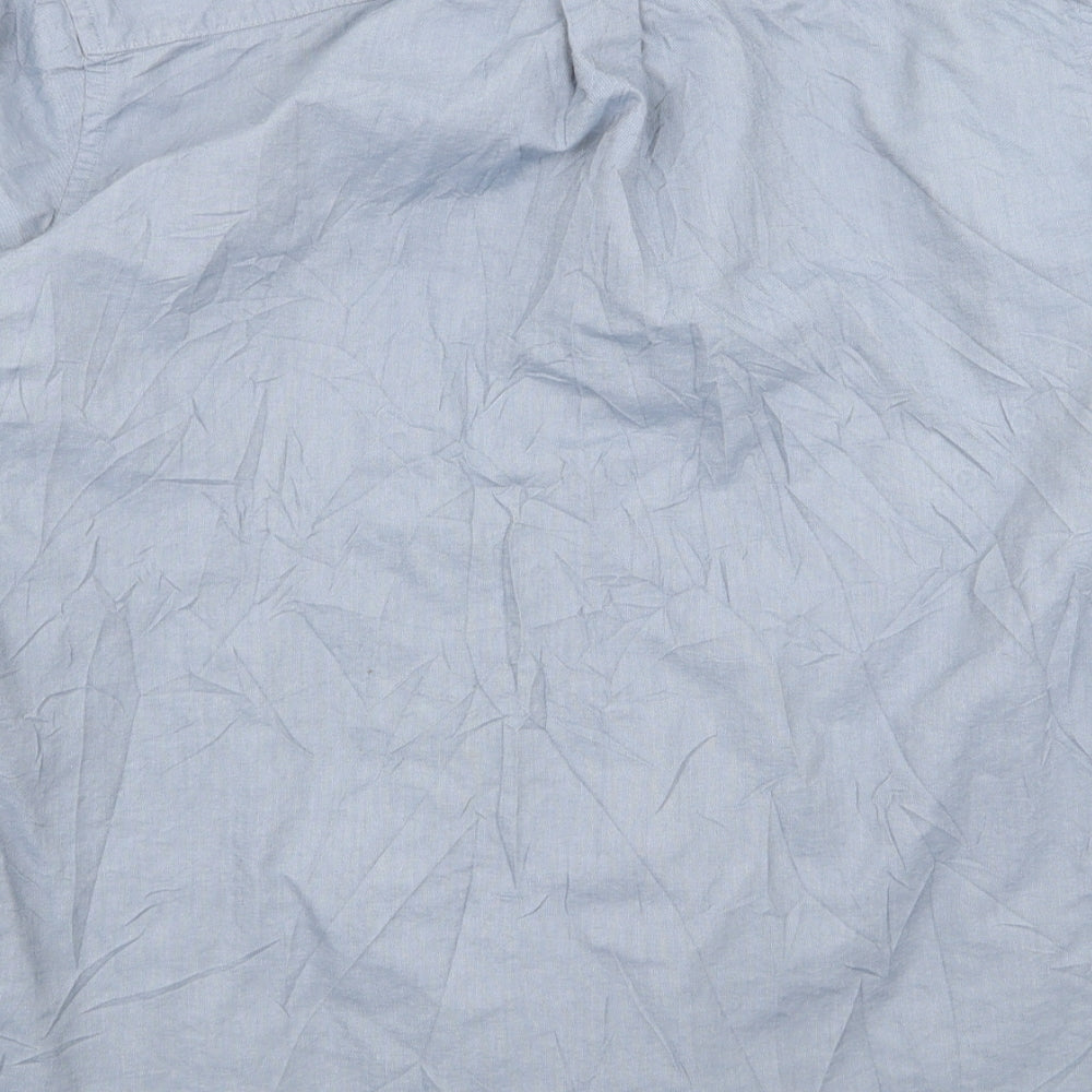 NEXT Mens Grey    Dress Shirt Size XL
