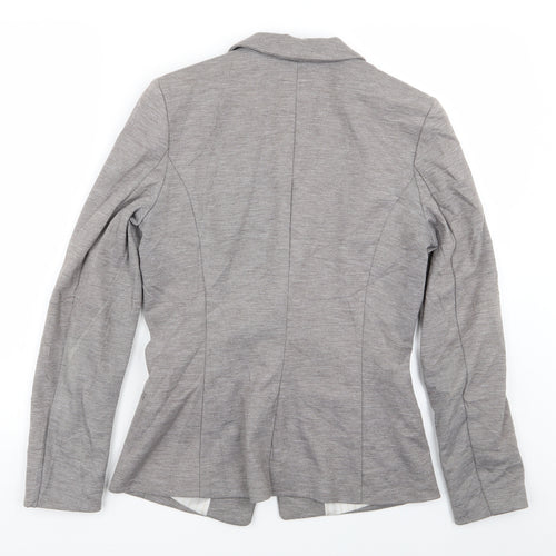 H&M Womens Grey   Jacket Blazer Size 10