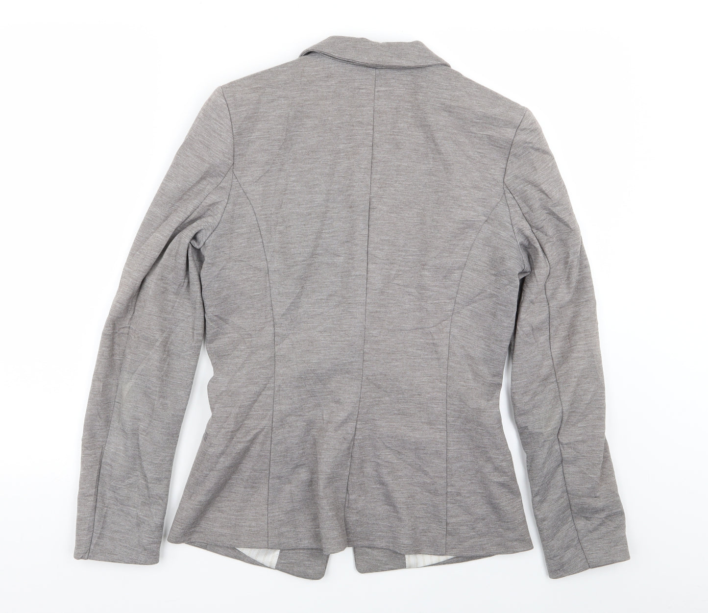 H&M Womens Grey   Jacket Blazer Size 10