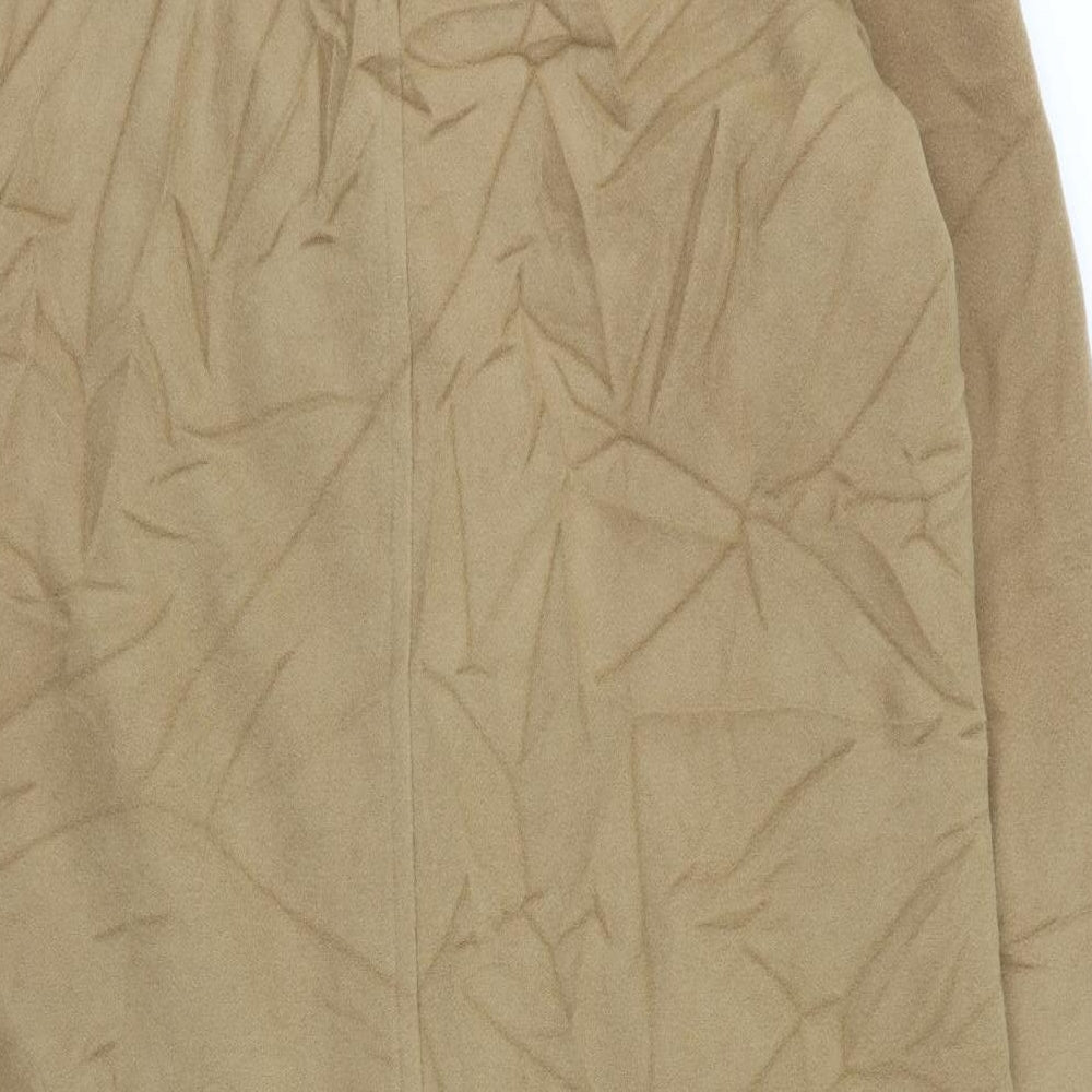 EWM Womens Beige   Overcoat Coat Size 16