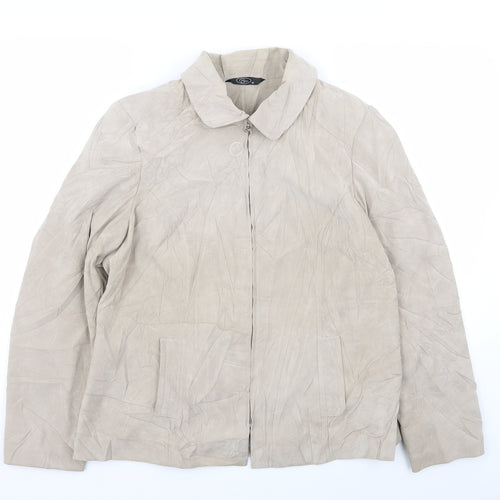 BM Womens Beige   Jacket  Size 16