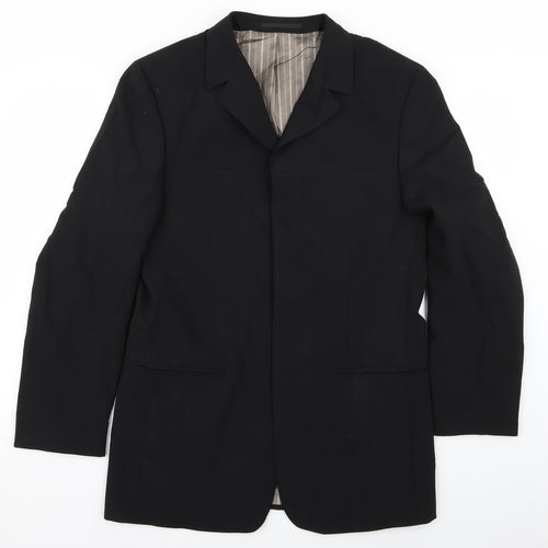 River Island Mens Black   Jacket Blazer Size 38