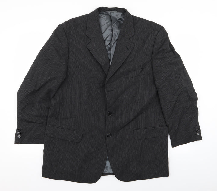 salatore giolanni Mens Black Jacket Blazer Size 42