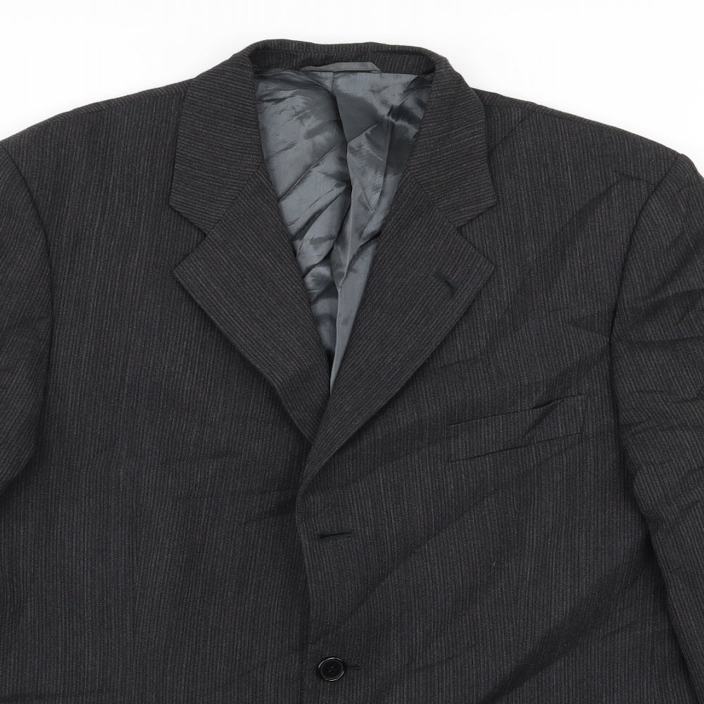 salatore giolanni Mens Black   Jacket Blazer Size 42