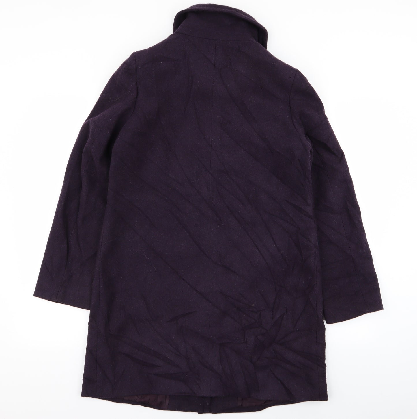 isle Womens Purple   Overcoat Coat Size 10