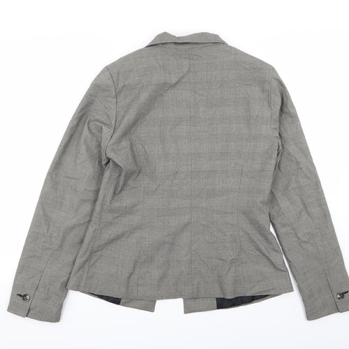 TU Womens Grey Check  Jacket Blazer Size 12