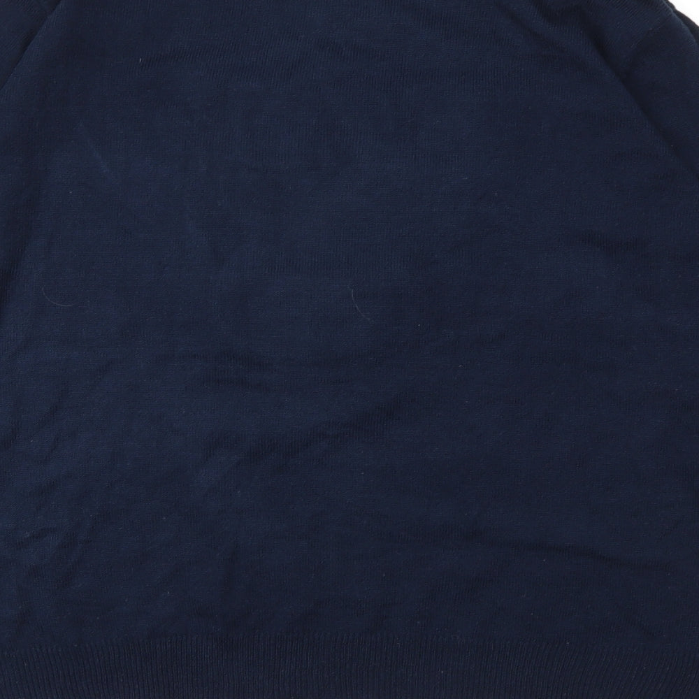 Primark Womens Blue Animal Print  Pullover Jumper Size L